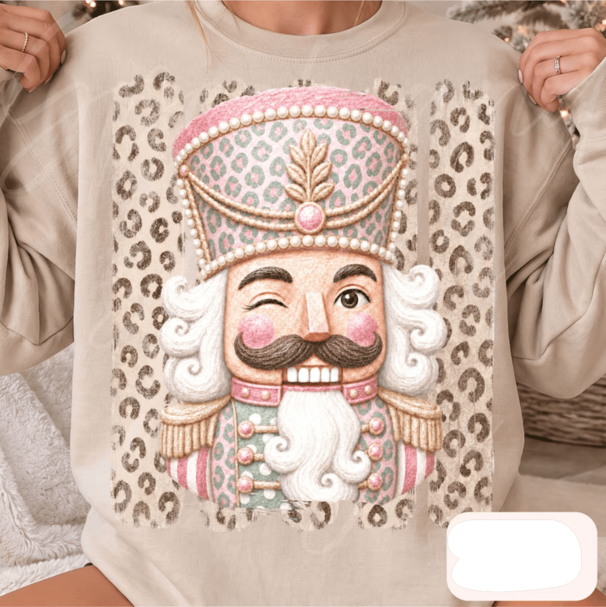 NUTCRACKER PINK LEOPARD DTF size ADULT 8.5x11.5 DTF TRANSFER PRINT TO ORDER - Do it yourself Transfers