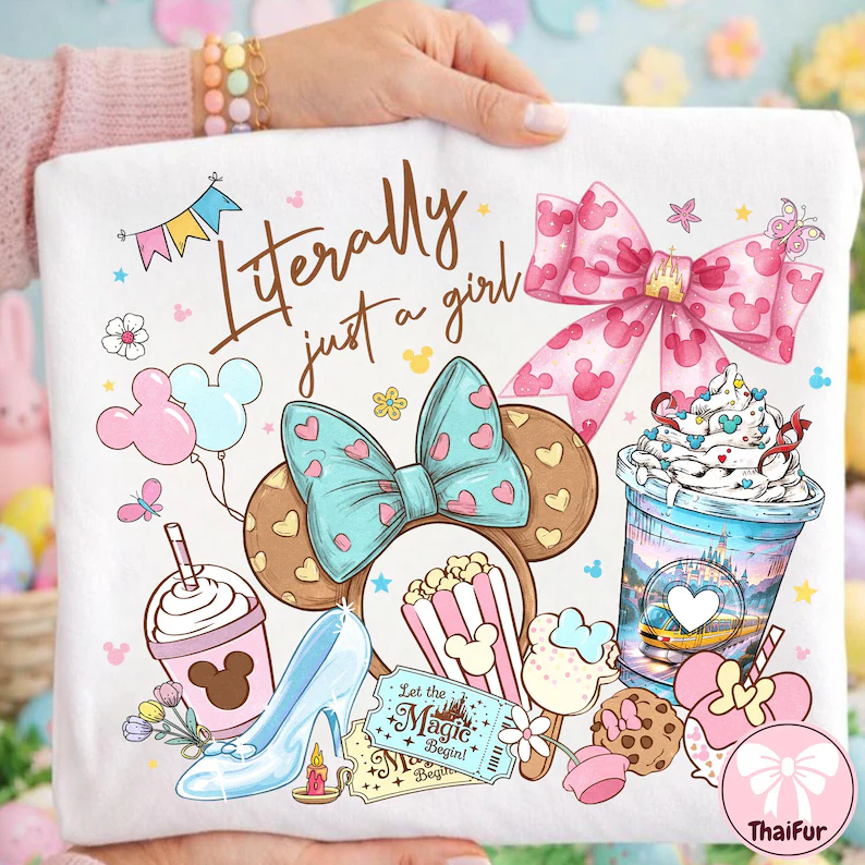 RTS LITERALLY JUST A GIRL DTF DIRECT TO FILM transfers ADULT 10X11.5 - Do it yourself Transfers