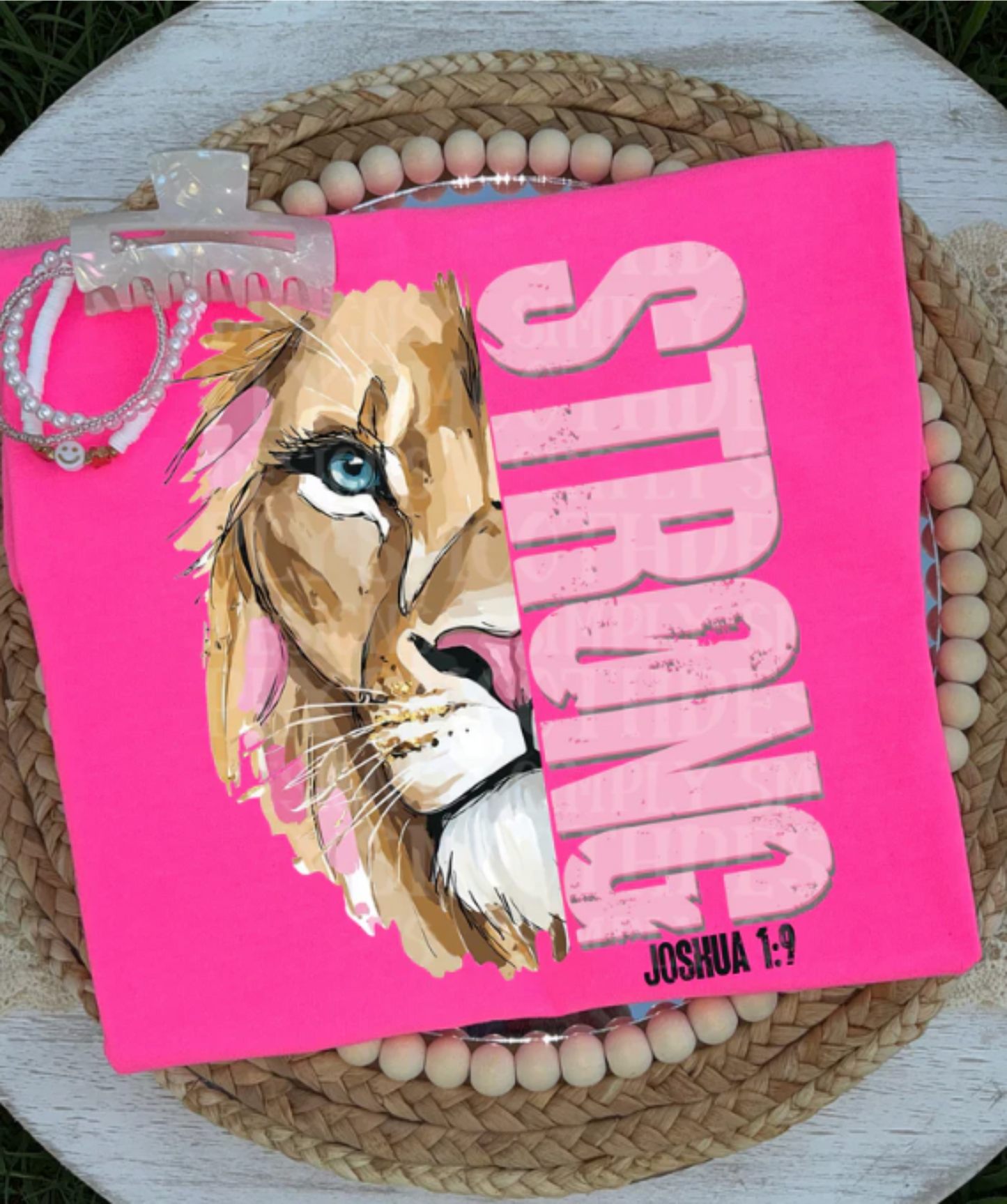 RTS LIONS STRONG JOSHUA 1-9 DTF DIRECT TO FILM transfers ADULT 10X11.5