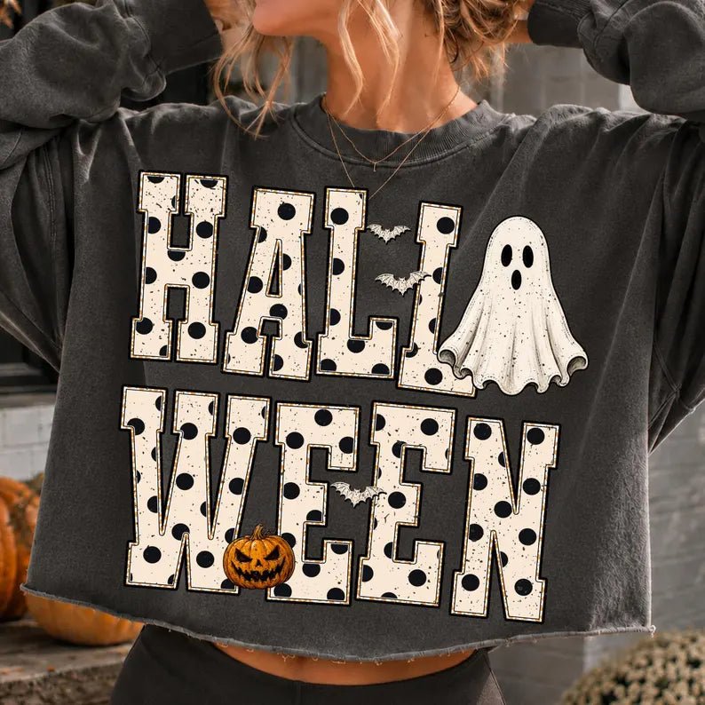 RTS HALLOWEEN POLKA DOT DTF DIRECT TO FILM transfers ADULT 10X11.5 - Do it yourself Transfers