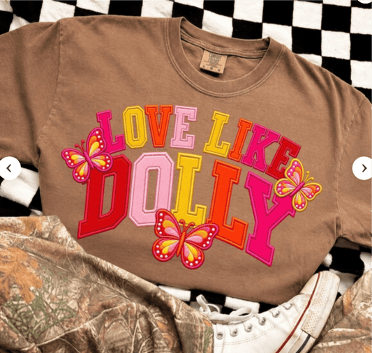 RTS LOVE LIKE DOLLY DTF DIRECT TO FILM transfers ADULT 10.5X11.5 - Do it yourself Transfers