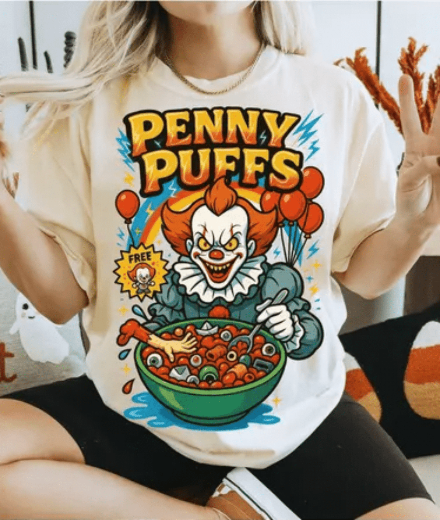 RTS PENNY PUFF CEREAL HALLOWEEN DTF DIRECT TO FILM transfers ADULT 10X12 - Do it yourself Transfers