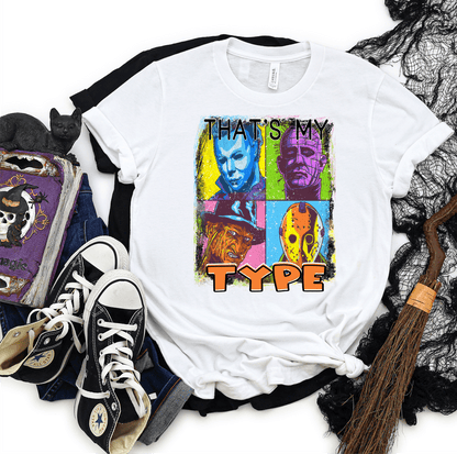 That's my type Halloween Adult size DTF TRANSFERPRINT TO ORDER - Do it yourself Transfers