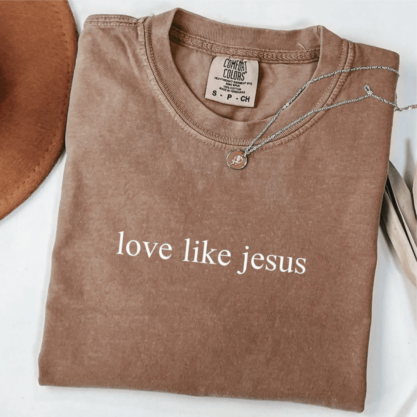 TRANSFER TUESDAY JUNE 24TH LOVE LIKE JESUS SINGLE COLOR WHITE Screen Print transfers size ADULT 6X12 - Do it yourself Transfers