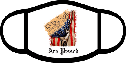 We the people are pissed flag america size 3.1x2.3 DTF TRANSFERPRINT TO ORDER - Do it yourself Transfers